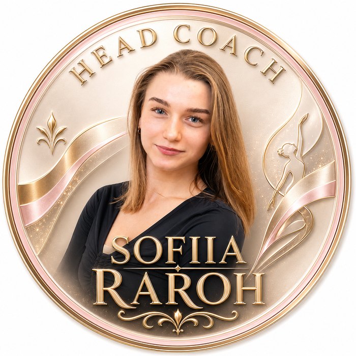 Head coach Sofiia Raroh