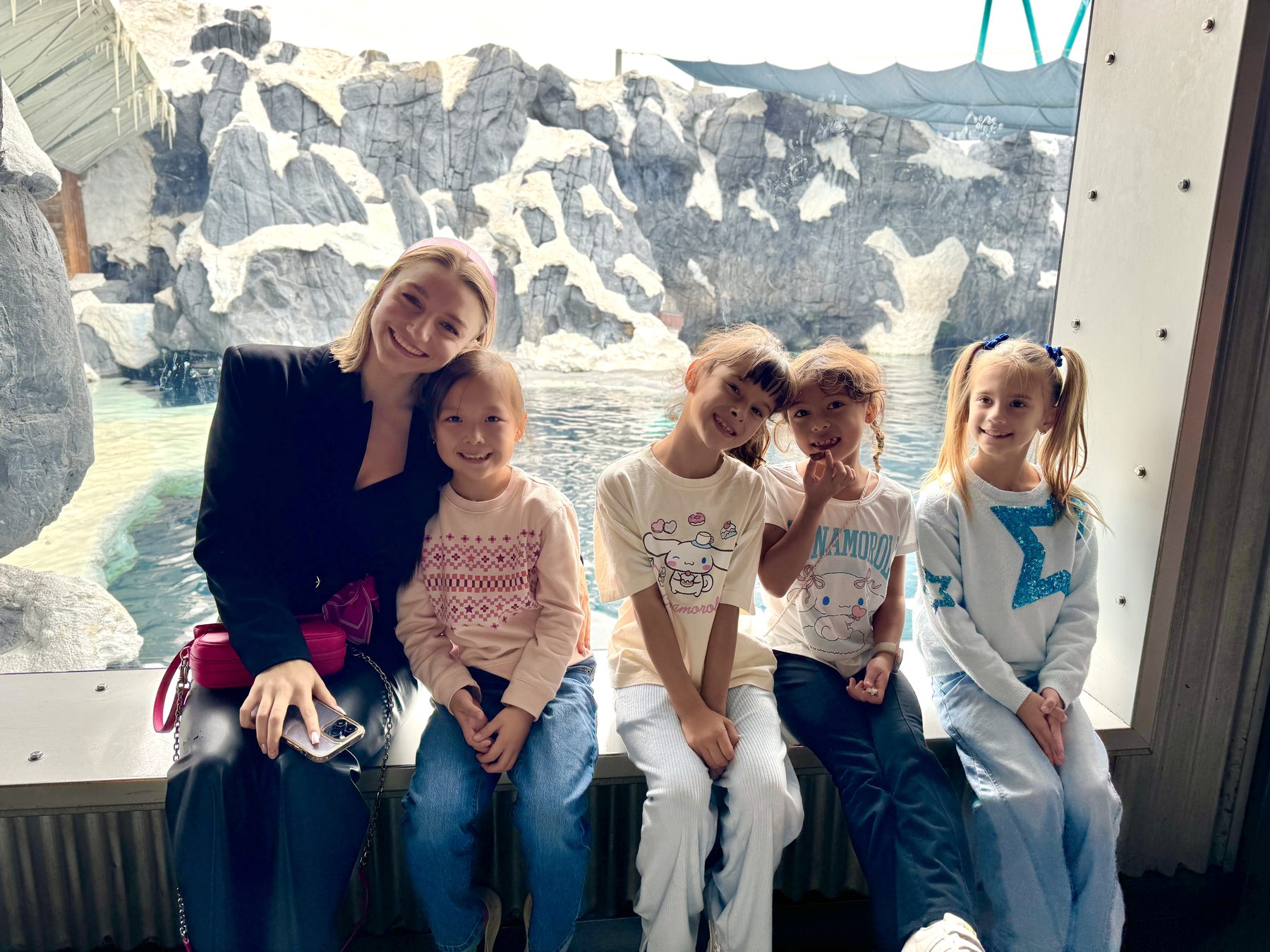 Team outing at SeaWorld